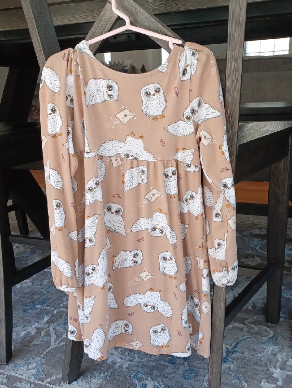 H&M Harry Potter Print Long Sleeve Tunic Dress